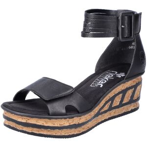 Rieker Sandalette schwarz Größe 42