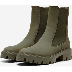 ONLY Shoes Chelseaboots »ONLBETTY-6«, Blockabsatz, Stiefelette, Schlupfschuh... khaki Größe 41