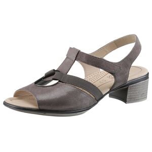 Ara Sandalette »LUGANO«, Sommerschuh, Sandale, Blockabsatz, in Schuhweite H... taupe Größe 8,5 (42,5)