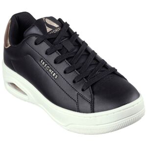 Skechers Sneaker »UNO COURT«, mit Metallic-Applikation, Freizeitschuh,... schwarz-roségoldfarben Größe 41