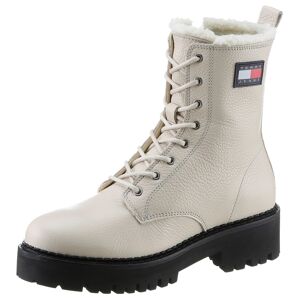 Tommy Jeans Winterstiefelette »TJW URBAN BOOT TUMBLED LTR WL« creme Größe 38