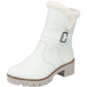 Rieker Winterstiefelette, mit Zierschnalle weiss Größe 39