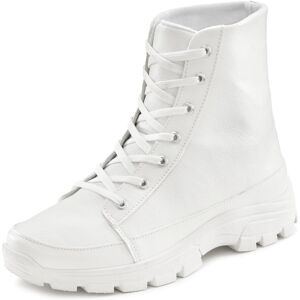 LASCANA Stiefelette weiss Größe 40