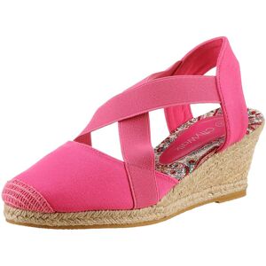 CITY WALK Sandalette, Sommerschuh, Sandale, Keilabsatz, mit Gummizug pink Größe 38