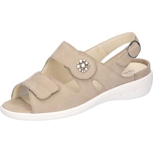 Waldläufer Riemchensandale »Kara-Soft«, Sommerschuh, Sandalette, Keilabsatz,... hellbeige Größe 8,5 (42,5)