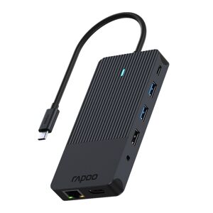 Rapoo USB-Adapter »UCM-2006 USB-C Multiport Adapter, 12in1, Grau«, USB-C zu... grau Größe