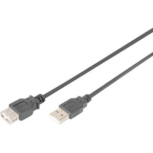 Digitus USB-Kabel »USB 2.0 Verlängerungskabel«, USB Typ B, USB Typ A, 300 cm schwarz Größe