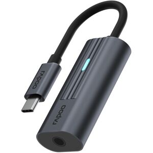 Rapoo USB-Adapter »UCA-1002 USB-C Adapter, USB-C auf 3,5 mm Audio, Grau«,... grau Größe