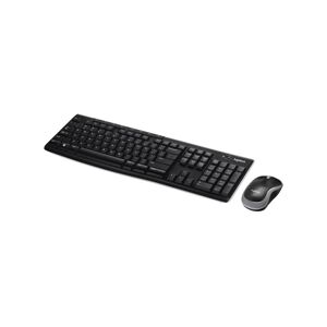 Logitech PC-Tastatur »MK270 US-Layout«, (Ziffernblock) schwarz Größe