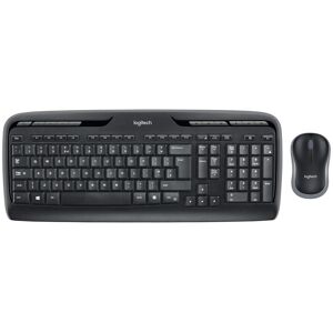 Logitech Tastatur- und Maus-Set »MK330 Wireless Combo«, (Set, Tastatur-Maus-Set) schwarz/weiss Größe