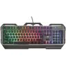 Trust Gaming-Tastatur »GXT 856 Torac QWERTZ (CH) Layout«, (Ziffernblock) Grau Größe