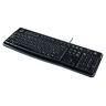 Logitech PC-Tastatur »K120 Business UK-Layout«, (Ziffernblock) schwarz Größe