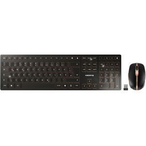 Cherry Tastatur- und Maus-Set »DW 9100 SLIM«, (Set) schwarz Größe