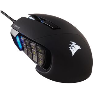 Gaming-Maus »Corsair Scimitar RGB Elite, schwarz«, kabelgebunden Schwarz Größe