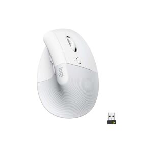 Logitech ergonomische Maus »Maus Lift Off-white«, kabellos weiss Größe