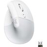 Logitech ergonomische Maus »Maus Lift Off-white«, kabellos weiss Größe