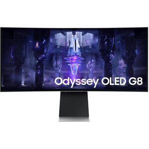 Curved-Gaming-Monitor »Samsung LS34BG850SUXEN, 34 Odyssey G8«, 86,36... silberfarben Größe