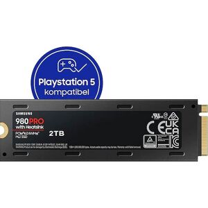 Samsung interne SSD »980 PRO Heatsink«, Anschluss M.2 PCIe 4.0 schwarz Größe 2 TB