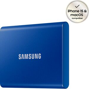 Samsung externe SSD »Portable SSD T7«, Anschluss USB 3.1-USB 3.2 Indigo Blue Größe 2 TB