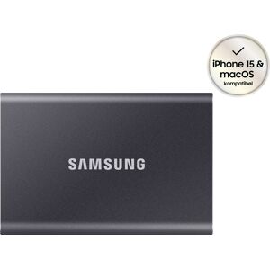 Samsung SSD-Festplatte »T7« Titan Gray Größe 2 TB