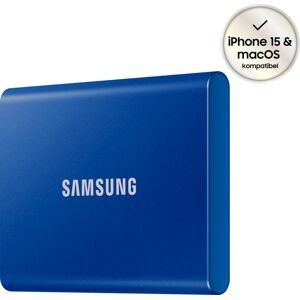 Samsung externe SSD »Portable SSD T7«, Anschluss USB 3.1-USB 3.2 Indigo Blue Größe 1 TB