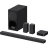 Sony Soundbar »HT-S40R Kanal-«, inkl. kabelgebundenem Subwoofer, kabellosen... schwarz Größe