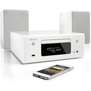 Denon Stereoanlage »CEOL N10 Weiss«, (CD-Bluetooth-WLAN... weiss Größe