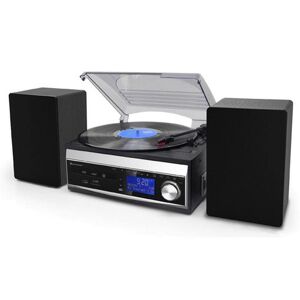Soundmaster Stereoanlage »MCD1820«, (Digitalradio (DAB+)-FM-Tuner) Schwarz, Silberfarben Größe