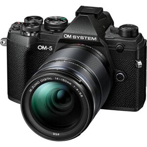 Olympus Kompaktkamera »OM-5 M.Zuiko ED 14-150 mm F/4-5.6 II«, 20,4 MP, WLAN... Schwarz Größe