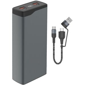 4smarts Powerbank »VoltHub Pro« Grau Größe