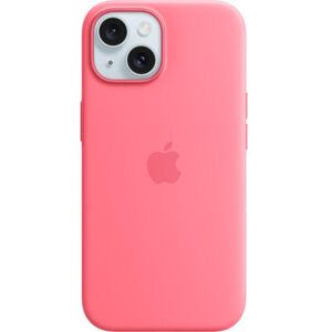 Handyhülle »Silicone Case mit MagSafe iPhone 15«, Apple iPhone 15 pink Größe