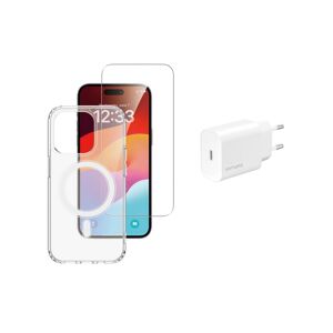 4smarts Backcover »3in1 Premium Starter Set iPhone 15« Transparent Größe