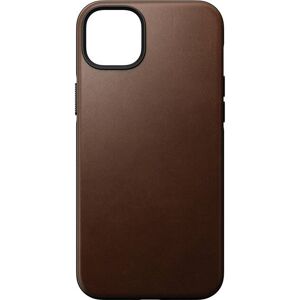 Nomad Backcover »Cover Modern Leather«, iPhone 14 Braun Größe