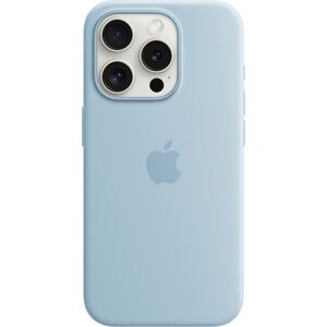 Handyhülle »Silicone Case mit MagSafe iPhone 15 Pro«, Apple iPhone 15 Pro hellblau Größe