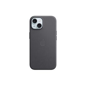 Handyhülle »iPhone 15 Feingewebe Case mit MagSafe«, Apple iPhone 15 schwarz Größe