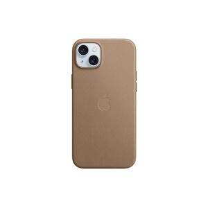 Handyhülle »iPhone 15 Plus Feingewebe Case mit MagSafe«, Apple iPhone... Taupe Braun Größe