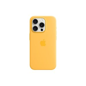 Handyhülle »Silicone Case mit MagSafe iPhone 15 Pro«, Apple iPhone 15 Pro gelb Größe