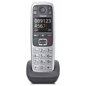 Siemens Gigaset DECT-Telefon »Mobilteil E560HX CAT-iq« silberfarben/schwarz Größe