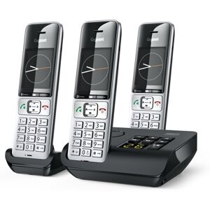 Siemens Gigaset Schnurloses DECT-Telefon »Gigaset Comfort 500 A Trio« Schwarz Größe