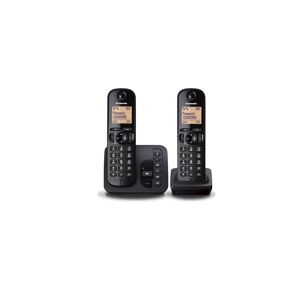 Panasonic Schnurloses DECT-Telefon »KX-TGC22«, (Mobilteile: 2) Schwarz Größe