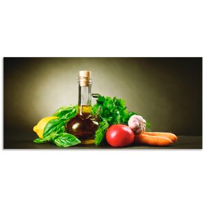 Artland Küchenrückwand »Gesundes Gemüse und Gewürze«, (1 tlg.) grün Größe