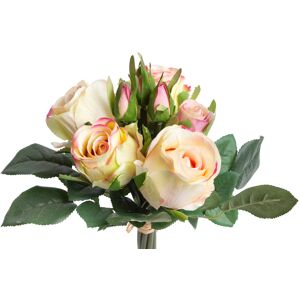 Botanic-Haus Kunstblume »Rosenstrauss mit 5 Rosen und 3 Knospen« creme Größe