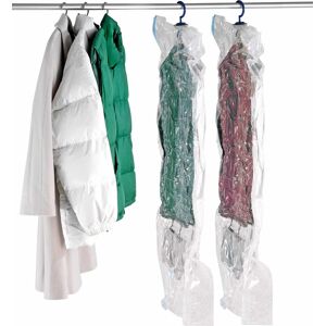 WENKO Kleidersack »Vakuum Grösse L & XL«, (Set, 2 St.) transparent Größe