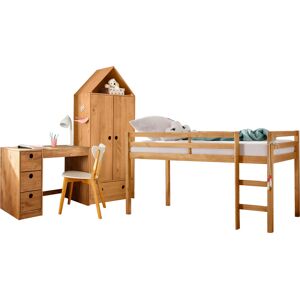 Lüttenhütt Jugendzimmer-Set »Alpi«, (Spar-Set, 3 St.) gebeizt/gewachst Größe