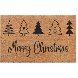 HANSE Home Fussmatte »Mix Mats Kokos Christmas Trees«, rechteckig,... Braun Größe B/L: 75 cm x 45 cm