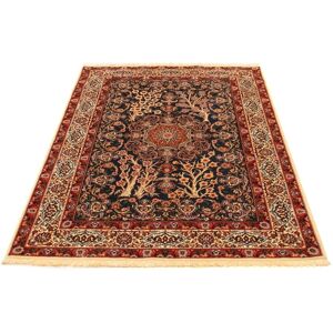 morgenland Teppich »Isfahan Teppich handgeknüpft blau«, rechteckig Blau Größe B/L: 103 cm x 155 cm