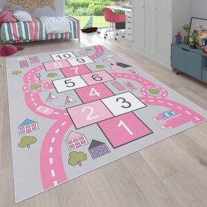 Paco Home Kinderteppich »Bino 569«, rechteckig pink Größe B/L: 200 cm x 290 cm