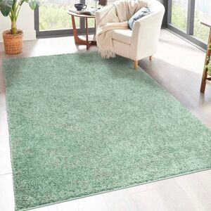 Carpet City Hochflor-Teppich »City Shaggy«, rechteckig grün Größe B/L: 100 cm x 200 cm