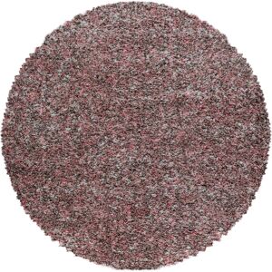 Ayyildiz Teppiche Hochflor-Teppich »Enjoy Shaggy«, rund, Wohnzimmer Rosa Größe Ø 160 cm