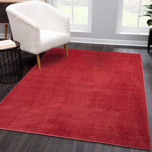 Carpet City Teppich »Softshine 2236«, rechteckig rot Größe B/L: 140 cm x 200 cm